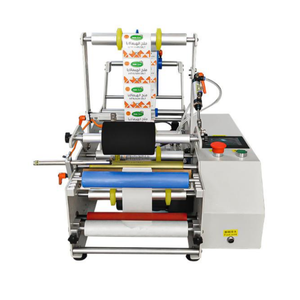 Machine d'étiquetage portable semi-automatique à entraînement électrique pour bouteilles, idéale pour l'emballage de boissons en métal et en verre - Product Image 4