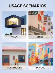 Pintura Acrílica de Doble Uso para Paredes Exteriores e Interiores para el Hogar y Edificios - Product Image 2