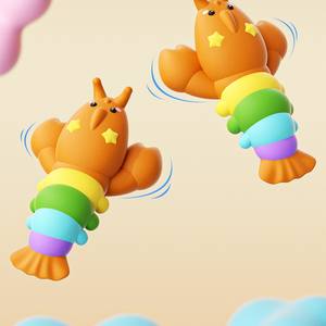 Design originale realistico aragosta in lattice cane giocattolo in gomma naturale Squeaker masticare resistente facile da pulire e sicuro da masticare divertimento - Product Image 3