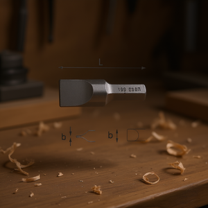 Flat Screwdriver Bit 660mm Length <b>Precision</b> Metal <b>Tool</b> For Woodworking And Repair - Product Image 3