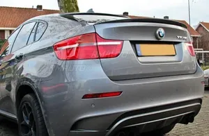 BMW E71 Car Rear Trunk Spoiler Exterior Part Real Carbon Fiber Car Rear Spoiler <b>Wing</b> for BMW X6 E71 2008-2014 Car Accessories - Product Image 2