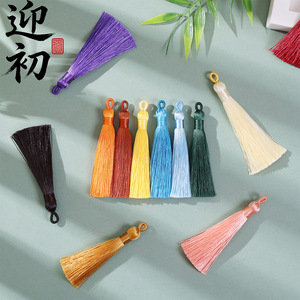 Borla decorativa de poliéster de 8 cm con diseño de bienvenida y comienzo, para marcapáginas, ropa, instrumentos musicales y nudos chinos - Product Image 3
