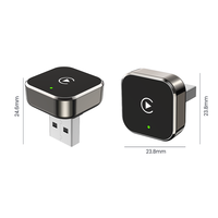 Adaptateur CarPlay sans fil, prend en charge la conversion filaire en sans fil pour Android Auto et la connectivité Apple.