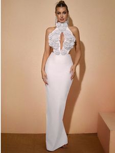 <span class=keywords><strong>Robe</strong></span> <span class=keywords><strong>de</strong></span> <span class=keywords><strong>Soirée</strong></span> Bandage Sexy pour Femme, en Gros, Élégante, Luxe 3D, Fleur <span class=keywords><strong>Rose</strong></span>, pour Dîner et <span class=keywords><strong>Soirée</strong></span> - Product Image 6