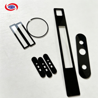 Panneau en verre tactile personnalisé pour serrure de porte connectée, type 2.5DU, avec écran sérigraphié, pour sonnette visuelle