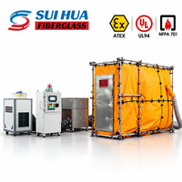 Système de habitat de soudage ATEX pour les zones 1 et 2 avec surveillance de la pression positive du gaz et arrêt d'urgence