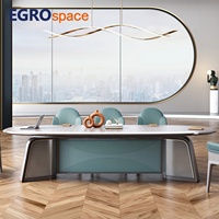 Muebles Comerciales EGROspace, Escritorio para Sala de Conferencias, Mesa de Reuniones de Lujo para Directivos, Personal y Visitantes
