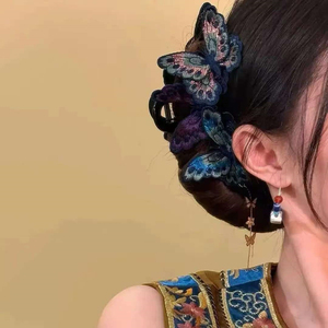กิ๊บติดผมรูปผีเสื้อสุดหรู สไตล์วินเทจ ขายดี ดีไซน์สวยเก๋ สำหรับผู้หญิง แฟชั่นเครื่องประดับ ขายส่ง - Product Image 2