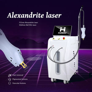 Bougie professionnelle d'épilation <span class=keywords><strong>laser</strong></span> alexander alexandrite 1064 nd yag 755 nm alex équipement de beauté de machine à impulsions longues - Product Image 5