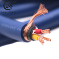 Câble d'alimentation HIFI en gros, 3 conducteurs en cuivre sans oxygène OFC, cordon secteur, longueur personnalisable pour voiture, ordinateur, projecteur, amplificateur, haut-parleur