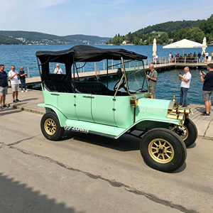 Espacioso Vehículo Turístico Eléctrico Clásico de Estilo Antiguo para Transporte de Pasajeros en Parques Temáticos - Product Image 1