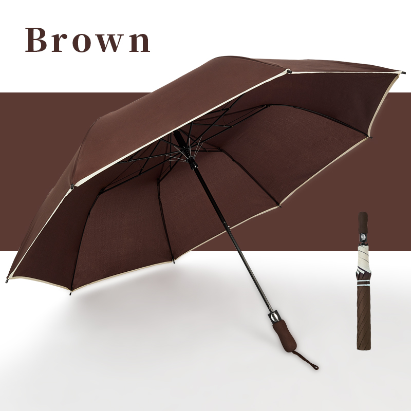 Parapluie double-marron foncé