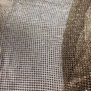 Tela <span class=keywords><strong>de</strong></span> red elástica <span class=keywords><strong>de</strong></span> diamantes <span class=keywords><strong>de</strong></span> imitación redondos con piedras preciosas <span class=keywords><strong>de</strong></span> cristal dorado brillante para ropa <span class=keywords><strong>Sexy</strong></span> <span class=keywords><strong>de</strong></span> mujer DIY - Product Image 5