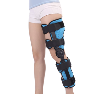 Attelle de fixation de l'articulation du genou médicale réglable Genouillères de protection pour la santé Orthèse de tension ligamentaire Fracture du support du membre inférieur - Product Image 2