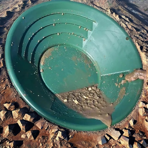 أداة غسل يدوية محمولة لحوض غسيل الذهب لأجهزة كشف المعادن الصناعية الذهبية اللاصقة البلاستيكية لالتقاط الذهب - Product Image 2