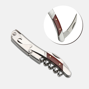 Ouvre-bouteille <span class=keywords><strong>Laguiole</strong></span> en acier inoxydable 420, <span class=keywords><strong>tire</strong></span>-<span class=keywords><strong>bouchon</strong></span>, manche en bois de rose, finition satinée écologique, couteau de serveur, logo personnalisé, cadeau - Product Image 4