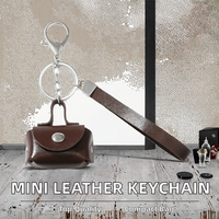 Sac à main mini en cuir PU de nouvelle conception, porte-rouge à lèvres, porte-clés mousqueton, porte-monnaie, étui pour écouteurs, vente en gros