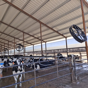 Hot Selling Poultry Suction Fan Solar Powered Poultry Farm Ventilation Fans Wall-Mounted Dairy Farm Cooling Fan - Product Image 1