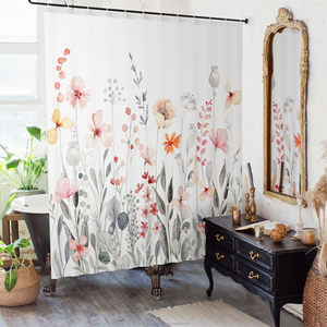 Cortina <span class=keywords><strong>de</strong></span> ducha bonita Floral-Decoración <span class=keywords><strong>de</strong></span> primavera-flores florecientes coloridas-Decoración <span class=keywords><strong>de</strong></span> <span class=keywords><strong>baño</strong></span> <span class=keywords><strong>de</strong></span> Casa <span class=keywords><strong>de</strong></span> Campo y granja - Product Image 6