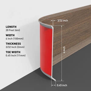 Moldura <span class=keywords><strong>de</strong></span> cubierta <span class=keywords><strong>de</strong></span> zócalo <span class=keywords><strong>de</strong></span> vinilo autoadhesivo moderno <span class=keywords><strong>molduras</strong></span> <span class=keywords><strong>de</strong></span> <span class=keywords><strong>pared</strong></span> <span class=keywords><strong>de</strong></span> madera flexibles para hoteles Material <span class=keywords><strong>de</strong></span> PVC <span class=keywords><strong>de</strong></span> superficie imprimada - Product Image 6