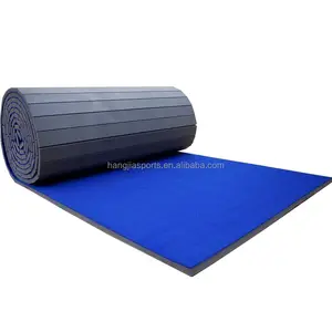 Op Maat Gemaakte Hoge Spons Flexi Tapijt Gebonden Rol Schuim Mma Judo Tatami Gymnastiekmatten Type Flexibele Rolmat