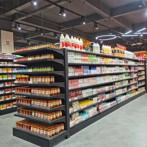 Étagère de supermarché Offre Spéciale de haute qualité enseigne de vente au détail intelligente présentoirs en MDF pour supermarché étagères de supermarché d'<span class=keywords><strong>occasion</strong></span> - Product Image 1