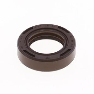 Sello de aceite con exterior de goma 19x30x8mm en FKM con un labio de sellado y un deslizamiento de polvo - Product Image 1