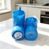 Bouchon de bidon d'eau de haute qualité 55 mm, 5 gallons, à pression, inviolable, anti-effraction, non-rechargeable, en PE de qualité alimentaire pour l'embouteillage d'eau