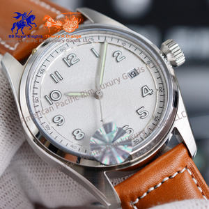 Montre-bracelet à quartz Longnes de luxe en cuir marron pour homme, étanche, style sportif, Relogio Masculino - Product Image 4