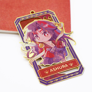 Caldo di vendita animale 3D metallo segnalibri con catena unico gioco di articoli di cancelleria regalo segnalibro dorato forato per gli amanti del libro - Product Image 3