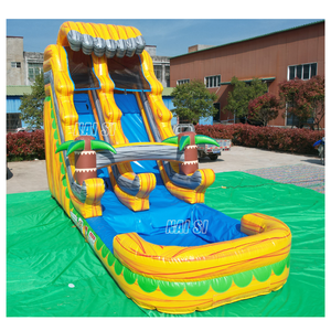 Scivolo Gonfiabile Commerciale in PVC Effetto Marmo Blu Tropicale da 5,5m per Piscina, per Bambini e <span class=keywords><strong>Adulti</strong></span> - Product Image 4