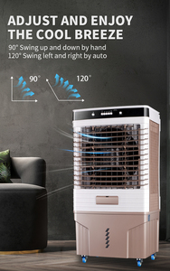 Raffrescatore d'Aria Evaporativo Portatile Cool Breeze, 8000m3/h, Controllo Meccanico, Silenzioso, per Stanza, Ufficio, Garage, Uso Esterno - Product Image 5