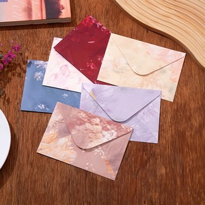 Embossed Envelope Custom Money Envelopes Custom 120g European Style Colored Envelope with Colored Adhesive and Cardboard