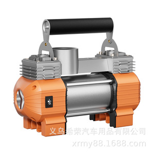 Dual Cylinder Portable Car Air <b>Pump</b> <b>12V</b> 120W High Power Fast Inflate for Cars Trucks Off Road Vehicles - Product Image 1