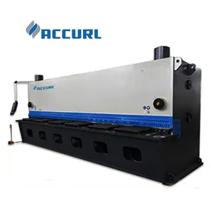 Machine de découpe CNC de cisaillement de guillotine hydraulique Accurl pour plaque de tôle 10mm 5000mm