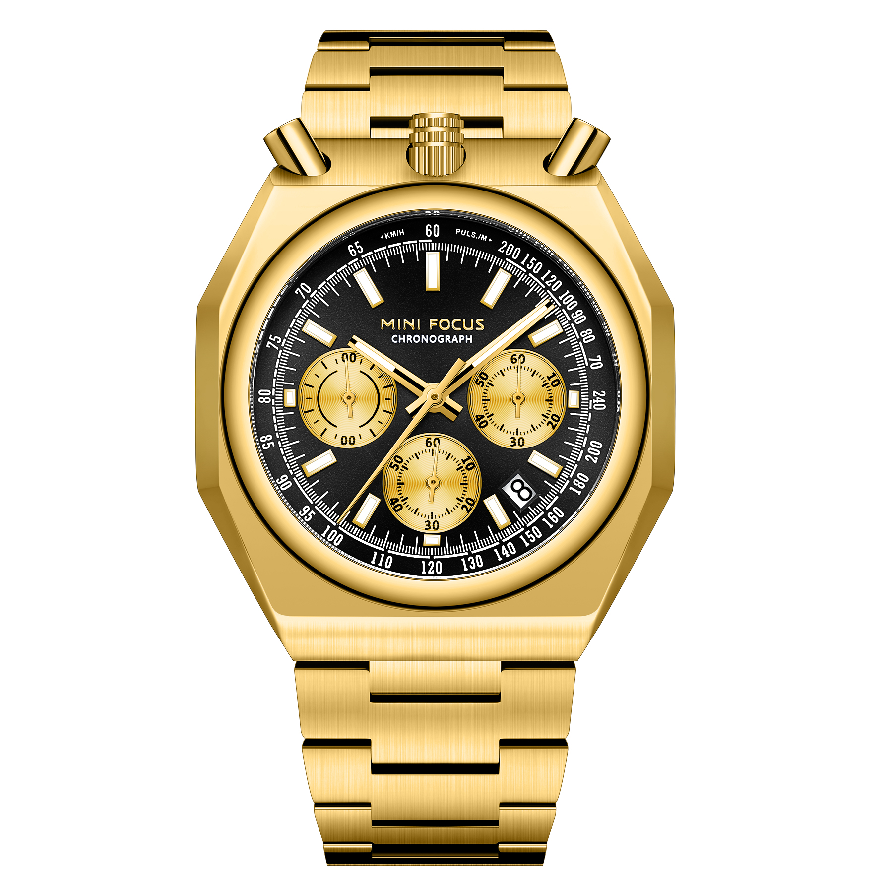 Oro Con Negro Dial