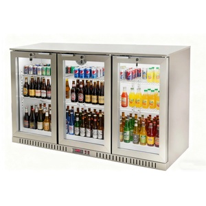 Refrigerador Comercial Nuelead NE-300CS con Barra Frontal/Trasera de Acero Inoxidable, Capacidad de 330L, 2~10 Grados, Ecológico - Product Image 1