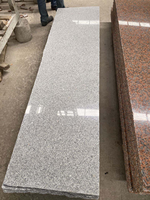 Mengyun – carreaux de sol en granit populaire, gris argenté, pour comptoir de cuisine, dalle polie, granit G603