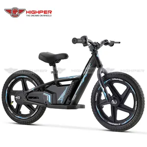 2020 yeni HIGHPER 16 inç çocuk hiçbir pedalı bisiklet, çocuklar için istikrar döngüsü, elektrik Powered çocuklar denge bisiklet