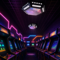 Luminaires modulaires pour salles d'arcade de jeux vidéo d'anime, centres de divertissement, lieux d'e-sport, salles de billard et autres espaces.