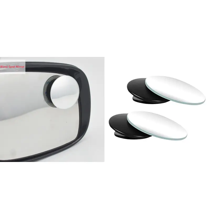 Espelho 3R Mini Cooper para espelho, espelho lateral sem moldura redondo 360 giratório, ponto cego