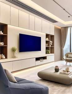 Mueble de TV de Diseño Personalizado y Duradero, Conjuntos de Muebles de Sala de Estar de Alta Gama - Product Image 5