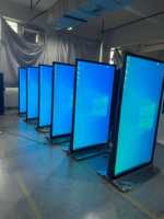 Pantalla LCD de 65, 75, 86 y 98 Pulgadas, Tótem Publicitario de Pie para Interiores, Quiosco con Pantalla Táctil, Señalización Digital Animada para Elevador