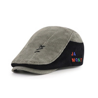 Nuevo diseño Niños Sombrero plano Newsboy Cap Niño Boinas elásticas Vintage Driver Hat