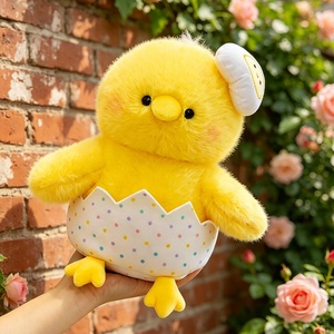 Figurine de poussin en coquille d'œuf <span class=keywords><strong>Zoe</strong></span>, célèbre sur Internet, best-seller, jouet en peluche, poupée de compagnie anti-stress à pétrir pour la table - Product Image 1