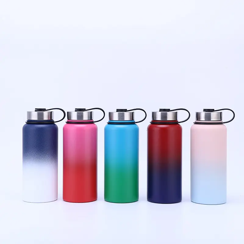 Northfox 2021 Hot Products 500ML/750ML Double Walled Vacuum flask Stainless Steel Insulated Wide Mouth Sports Water Bottles