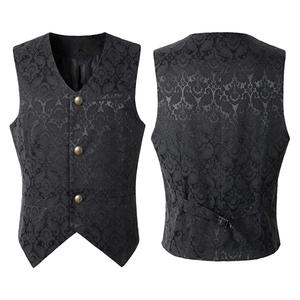 Gilet d'Halloween pour <span class=keywords><strong>Homme</strong></span> Costume Renaissance de Cosplay Steampunk Jacquard Hirondelle Top <span class=keywords><strong>Noble</strong></span> Blazer Costume - Product Image 2