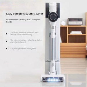Aspirateur sans fil auto-vidant avec station de charge et brosse LED pour sols, idéal pour la maison - Product Image 1