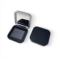 Plaque magnétique de format L en stock usine, avec compartiments interchangeables pour fards à paupières, poudres et rouges à joues, rangement portable pour cosmétiques en ABS