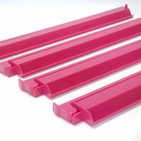 Supports de Mahjong Rose Poudré de Haute Qualité de 18 Pouces, Lot de 4, avec Poussoir, Design Luxueux et Durable pour les Tuiles de Mahjong